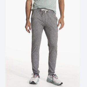 Vuori Ponto Performance Pant DreamKnit Heather Grey Straight Leg Size Medium